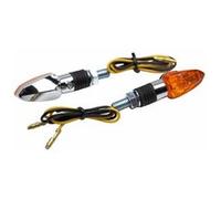 Clignotant universel replay micro fleche a lampe orange-chrome (l 54mm - h 20mm - l 21mm) -homologue ce- (paire) n/a G