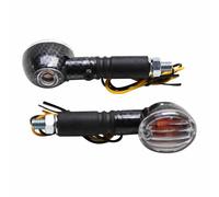 Clignotant universel replay micro ovale a ampoule ba9s transparent-carbone avec