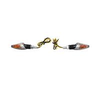 Replay Clignotant universel Mini cap à ampoule Orange transparent/Noir Homologué CE – Paire