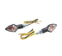 CLIGNOTANT UNIVERSEL REPLAY MINI DIAMANT A AMPOULE ORANGE (NORME E13-2D9) TRANSPARENT-NOIR (PAIRE) -HOMOLOGUE CE-