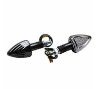 Clignotant universel replay mini triangle 13 leds base abs transparent-carbone (l 78mm - h 37mm - l 28mm) (homologue ce) n/a G