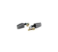 CLIGNOTANT UNIVERSEL REPLAY RECTANGLE TRANSPARENT-NOIR (PAIRE) (LAMPE 12V 10W)