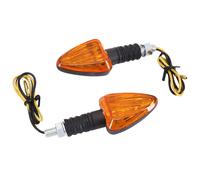 Clignotant universel replay triangle a ampoule ba9s orange-noir avec temoin base