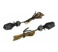 Clignotant universel replay xrun 5 micro fume-noir 6 leds (l 24mm - h 13mm - l 16mm) -homologue ce- (paire) n/a G
