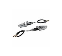 Clignotant universel replay viper 15 leds oranges base abs transparent-noir (l 76mm - h 30mm - l 18mm) (homologue ce) n/a G