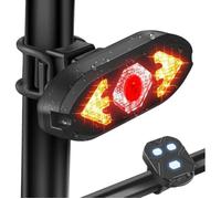 Clignotant VéLo LED,Clignotant Trotinette Electrique Ipx6 éTanche,Feu Arriere Velo Intelligents avec TéLéCommande,Clignotant De VéLo