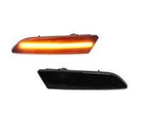 Clignotant Voiture Pour Chrysler Pour Crossfire 2004 2005 2006 2007 2008 4 Pièces Feux Position Latéraux À LED Pare-chocs Avant Ambre Arrière Feux Clignotants Rouges Clignotants Dynamiques(A 4pc Front