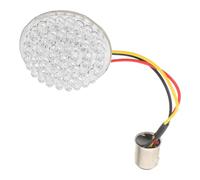 Clignotants à LED pour Moto, Remplacement, Haute Luminosité, Étanches | Installation Facile, Plastique, Design Épuré, Blanc et Jaune, pour Usage sur Deux-roues