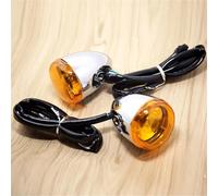 Clignotants Arrière De Moto Et Supports Longs pour Harley Dyna Softail pour Fatboy FXDB Sportster 883 1200 Indicateurs de Moto Lumière