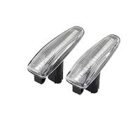 Clignotants Auto Clignotant Dynamique À LED Feux Position Latéraux Séquentiels Pour Outlander Pour Sport Pour RVR Pour ASX Pour Mirage 2014+ Clignotant Rétroviseur(Crystal)