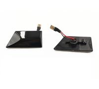 Clignotants Auto Lot 2 Clignotants LED Pour Voiture Feux Position Latéraux Dynamiques Éclairage Fluide Pour Opel Pour Signum Pour Vectra C 2003-2008 Clignotant Rétroviseur(Dynamic Smoke)