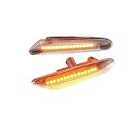 Clignotants Auto Lot De 2 Clignotants Latéraux Dynamiques LED Pour BMW E90 E91 E92 E93 E60 E87 E82 E46 Clignotants Séquentiels Clignotant Voiture(Dynamic Crystal B)
