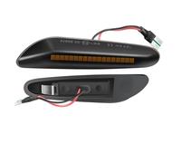 Clignotants Auto Pour BMW Pour E90 Pour E91 Pour E92 Pour E93 Pour E60 2 Pièces Led Marqueur Latéral Dynamique Clignotant Lumière Séquentiel(Dynamic Smoked B)