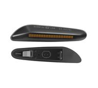 Clignotants Auto Pour BMW Pour E90 Pour E91 Pour E92 Pour E93 Pour E60 2 Pièces Led Marqueur Latéral Dynamique Clignotant Lumière Séquentiel(Dynamic Smoked A)
