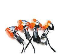 Clignotants avant et arrière chromés pour Honda Steed 600 750 Magna 250 Magna 750 Shadow 400 750 VTX1300 VLX 1100 DLX VTX 1300 1800 Cruiser Chopper Custom