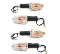 Clignotants Avant Et Arrière pour Moto pour BMW R1100GS R1100R R1150GS R1150 Adventure ADV R 1100 1150 GS R Clignotant Indicateurs de Moto Lumière(Blanc,4 pièces)