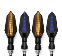 Clignotants Avant Et Arrière pour Moto pour YZF R3 YZF R25 YZF R6 YZF 600R FZR 600 FZ600 Indicateurs de Moto Lumière(Naturel,4 pièces)