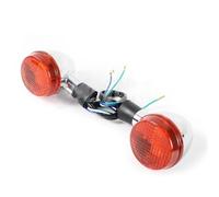 Clignotants Avant Et Arrière Rétro 11 V pour Moto pour H&Onda Shadow 400 750 VT750 2004-2007 Indicateurs De Tournage Clignotants(Devant)