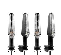 Clignotants Clignotants Avant Et Arrière Étanches pour Moto pour V-Max 1700, XJ6, Diversion, F, XSR 125, 155, 700, 900 Kit(Transparent 4 pièces)