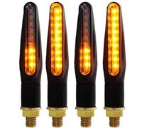 Clignotants Clignotants De Moto Clignotant Clignotant Indicateur Clignotant Arrière Pliable Signal D'Arrêt Relais Intégré Clignotant De Moto Universel