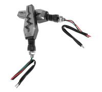 Clignotants de Moto à LED 12v en Abs, Paire Jaune | Dynamique, Finition Soignée, Usage Longue Durée, Conception Robuste pour Deux-roues