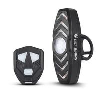 Clignotants De Vélo, Télécommande, Indicateur De Direction De Bicyclette, Feu Arrière De Vtt, Rechargeable Par Usb, Avec Klaxon