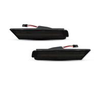 Clignotants Dynamique pour Chevrolet pour Camaro 2010 2011 2012 2013 2014 2015 Feux Avant/arrière Rouge/Ambre 4X Lentille Fumée Feu De Position Latéral À LED Signal Indicateurs lumières