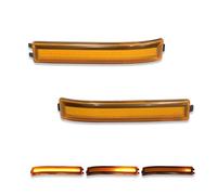 Clignotants Dynamiques 2pc Pour Ford Pour F150 2009-2014 Pour SVT Pour Raptor 2010-1014 Clignotement Séquentiel Dynamique/Débit LED Miroir Latéral Clignotant Ensemble(Yellow Dynamic Amber)