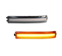 Clignotants Dynamiques 2pc Pour Ford Pour F150 2009-2014 Pour SVT Pour Raptor 2010-1014 Clignotement Séquentiel Dynamique/Débit LED Miroir Latéral Clignotant Ensemble(NO Dynamic Amber A)