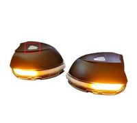 Clignotants dynamiques Clignotant LED pour VW pour Golf 6 MK6 GTI R20 2008 - 2014 Rétroviseur Latéral Dynamique Indicateur Lumineux Séquentiel(Crystal-Holes)