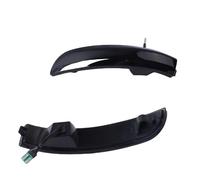 Clignotants Dynamiques Clignotant Rétroviseur LED Dynamique Pour Ford Pour Kuga Pour Escape Pour EcoSport Pour Focus 3 MK3 SE ST RS C-Max 2013-2019 Indicateur Miroir À LED(Smoked black-Yellow)