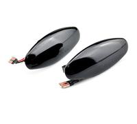 Clignotants Dynamiques Compatible Avec Jaguar Pour S-Type 1999 2000 2001 2002 2003 2004 2005 2006 2007 Voiture Gauche Droite Feu De Position Latéral Dynamique Clignotants Lampe Témoin(Noir)