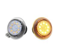 Clignotants Dynamiques Ensemble Feux Position Latéraux Garde-boue Avant LED Jaune Ambre Pour Ford Pour Transit Pour Connect 2010 - 2021 Clignotant 12V T10 LED(Clear Lens)