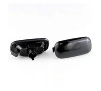 Clignotants Dynamiques LED Couvercle De Boîtier De Lampe De Clignotant Latéral De Voiture Pour A3 S3 8P A4 S4 RS4 B6 B7 B8 A6 S6 RS6 C5 C7 Indicateurs Latéraux(Black Shell No Lamp)
