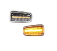 Clignotants Dynamiques LED Lot De 2 Feux De Position Latéraux Dynamiques À LED Clignotants Pour Citroen XM ZX Pour Break Pour Xsara Pour Xantia Indicateurs Latéraux(Clear Lens)