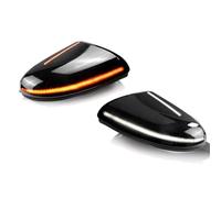 Clignotants Dynamiques pour Dodge pour Ram 1500 2500 3500 09-18 LED Clignotant Dynamique Clignotant Séquentiel Rétroviseur Latéral Indicateur Lumineux Clignotants Dynamiques(2piece R L Smoke)