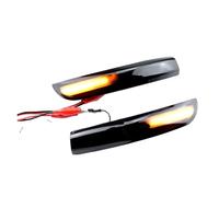 Clignotants Dynamiques Rétroviseur LED Dynamique Avec Clignotants Pour Ford Pour Escape, Pour Kuga Pour EcoSport 2013 2014 2015 2016 2017 2018 2019 Indicateur Miroir À LED(Yellow)