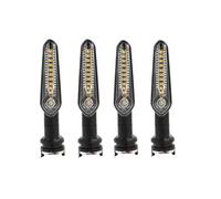 Clignotants Indicateurs Clignotants Avant/arrière pour Moto pour Yamaha YZF R15, V2, V3, V4, R25, R3, R6S, R6, R1, R7, R9, XTZ250, Tenene(4 pièces fluides)