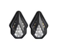 Clignotants Indicateurs Moto Lot De 4 Clignotants Latéraux À LED 12 V pour Moto, Lampe Dynamique Fluide, Support D'indicateur, Lampe DRL