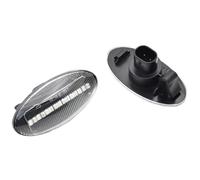 Clignotants Latéraux 2 Pièces Pour Opel Pour Vauxhall Pour Agila Pour Mk2 Led Marqueur Latéral Dynamique Clignotant(Dynamic Crystal)