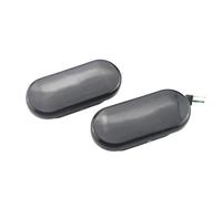 Clignotants Latéraux 2X Pour Seat Pour Ibiza Pour 6l Pour Cordoba Pour Toledo Pour 1m Led Clignotant Dynamique Clignotant Indicateur Clignotant(Smoked black)