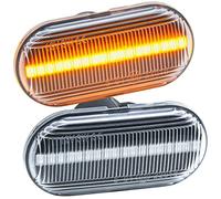 Clignotants latéraux à LED - pour Dacia Duster I, Logan MCV, Dokker, Lodgy - Verre Transparent