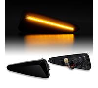 Clignotants latéraux à LED - Pour Dacia Sandero + Stepway - Année de construction 2008-2012 - Noir