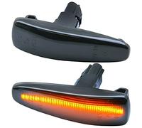 Clignotants latéraux à LED pour Mitsubishi Lancer VIII + Sportback - 2008-2017 - Noir