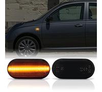 Clignotants latéraux à LED - pour Nissan Qashqai Type J10 - Année de Construction 2006-2010 - Noir