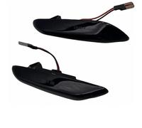 Clignotants Latéraux Dynamiques À LED Avec Fonction Séquentielle Pour BMW Série 1/3/5 E81 E88 E46 E90 E91 E92 E93 E60 E61 X3 X1 Clignotants Auto(Smoked black 001)