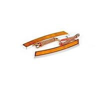 Clignotants Latéraux Feu De Position Latéral À LED Pour Passage De Roue De Voiture Feu De Sourcil Garde-boue Avant Clignotant Lampe Décorative D'avertissement