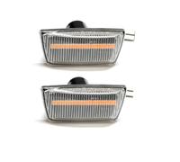 Clignotants Latéraux Pour Adam Pour Insignia A Pour Astra H Pour Corsa LED Clignotant Dynamique Marqueur Latéral Clignotant Séquentiel(Crystal Lens)
