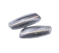 Clignotants latéraux Pour Citroen Pour C4 Pour Picasso Pour C3 Pour C5 Pour DS4 2X LED Clignotants Dynamiques Voiture Feux Position(Smoky black)