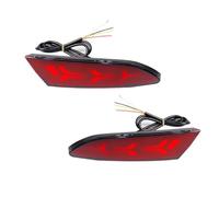 Clignotants Latéraux Pour Ford Pour Focus 3 Pour Berline Pour Hayon 2011-2014 Feux Réflecteur Pare-chocs Arrière Brouillard Frein Clignotant(Red Lens)